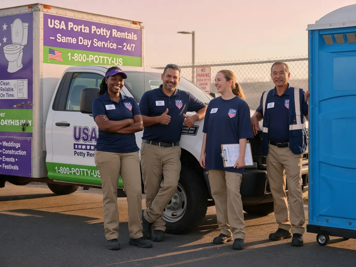 Porta Potty Rental company in South Vienna, OH
